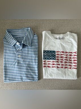 Crewcuts Boys Size L (10–12)Polo & T-Shirt Bundle|Stylish Casual |Excellent Con